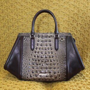 Brahmin Arden Satchel Coffee Norland